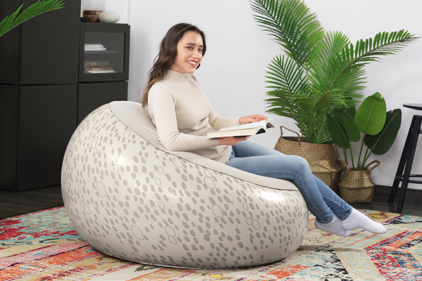 Inflatable Chair Gray Bestway 75052