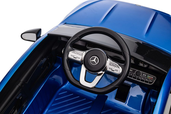 Battery-powered car Mercedes CLA 45s AMG Blue Painted 4x4