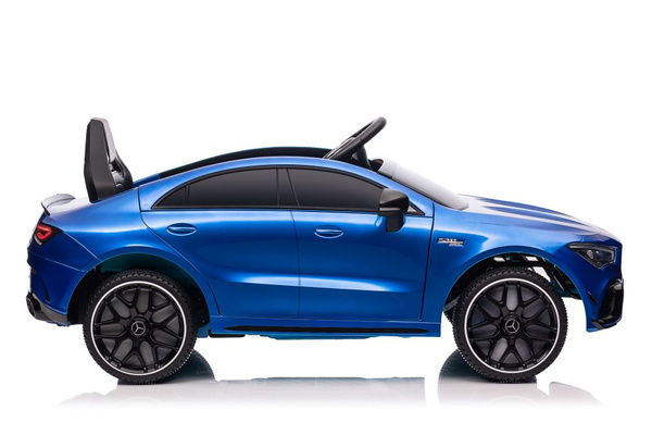 Batteriebetriebenes Auto Mercedes CLA 45s AMG Blau lackiert 4x4