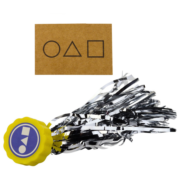 5er Set Tintenfischspiel Traditionelle koreanische Spiele Würfel Kreisel Karte