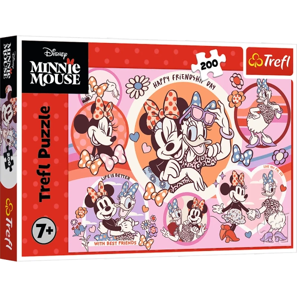 Puzzle - 200 - Zwyczaje Myszki Minnie - Trefl 13343