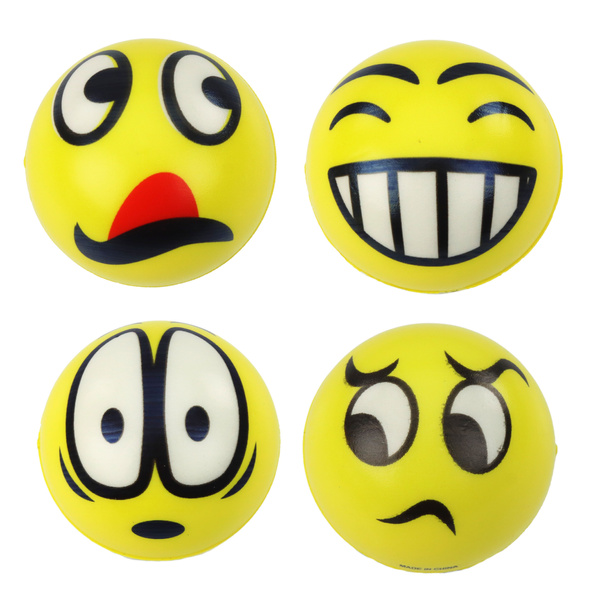 Kneading Bouncing Ball Foam Emoticon Ball 6cm