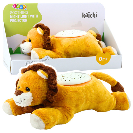 Lion Plush Sleeping Cuddly Toy Projector Sounds Noise