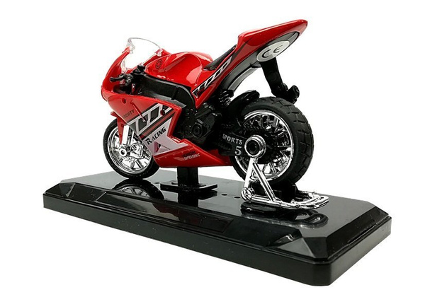 Sportmotorrad mit Sounds 1:18 4 Farben