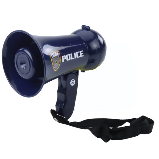 Interactive Police Megaphone Police Siren Sounds Lanyard