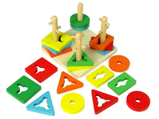 Wooden blocks Educational Hand Puzzle Shape Sorter