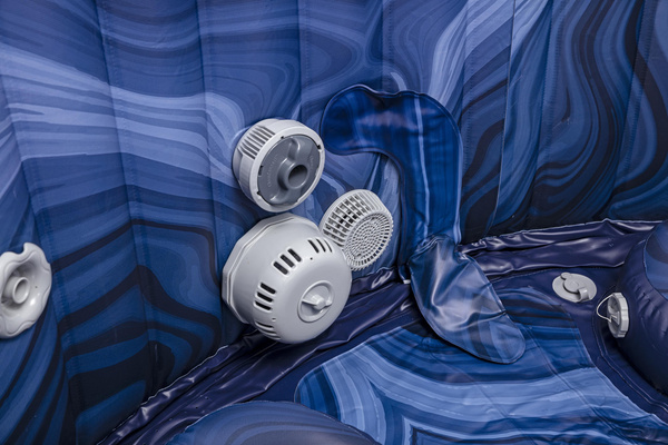 Aufblasbarer Whirlpool Santorini 7 Personen 216 x 216 x 80 cm Bestway 6001T