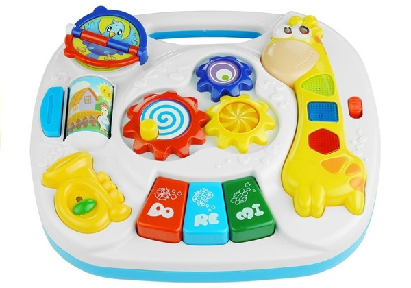 Baby Spieltisch Giraffe Lerntisch Multifunktionell Sound&Licht