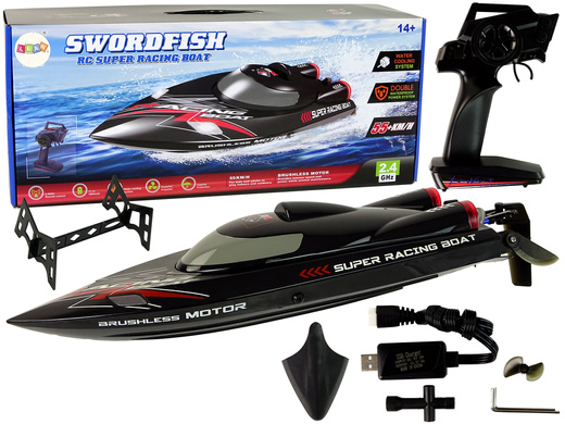  Motorboat RC WL916 60 km/h 2.4GHz Black