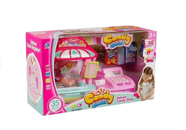 Candy Shop Cash Register Pink 35PCS