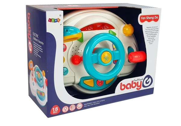 Interactive Baby Steering Wheel Horn Sound Light