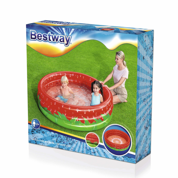 Aufblasbarer Pool Erdbeere für Kinder 160 cm x 38 cm Bestway 51145