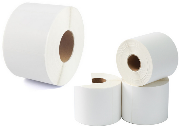 Thermoaufkleber Etiketten Weiß 500 Stk. 100x150mm