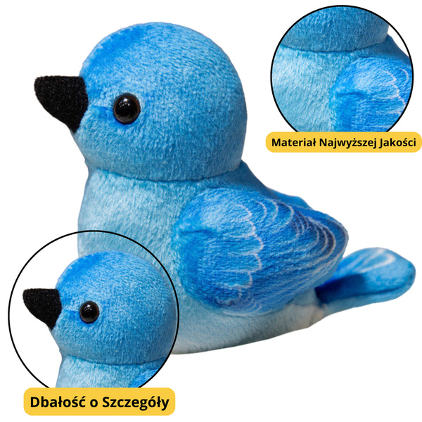 Kleiner Plüschvogel Blaumeise Stieglitz 10cm