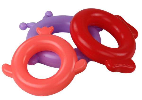 Giraffen-Pyramiden-Puzzle, 8 Ringe, bunt, 29 cm x 14 cm x 14 cm