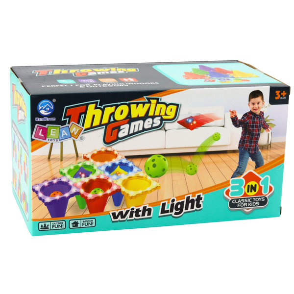 Set of Sports Skill Games Throw to the Target 3in1