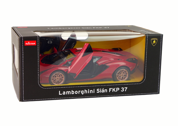 Auto R/C Lamborghini Sian FKP 37 Rastar 1:14 Rot mit Fernsteuerung