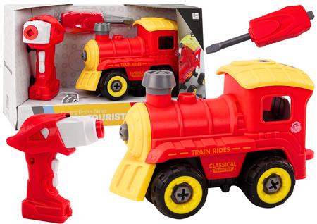 Remote Controlled RC Turning Locomotive, Red