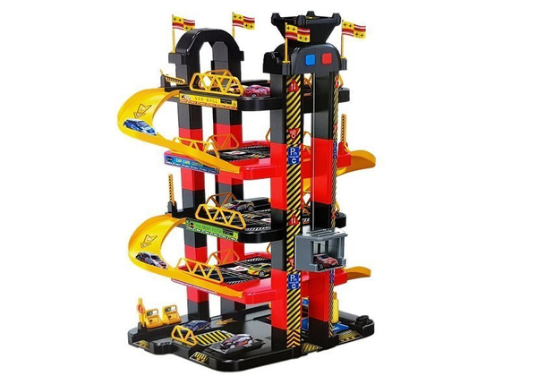 Garage 5-level parking Battery-powered lift 10 cars Lights