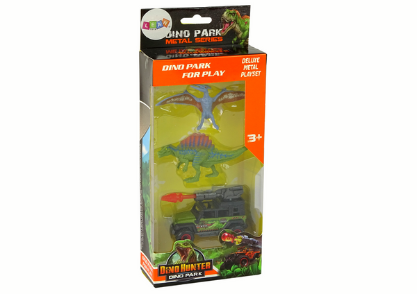 Dinosaurier-Figuren-Auto mit Raketen-Set