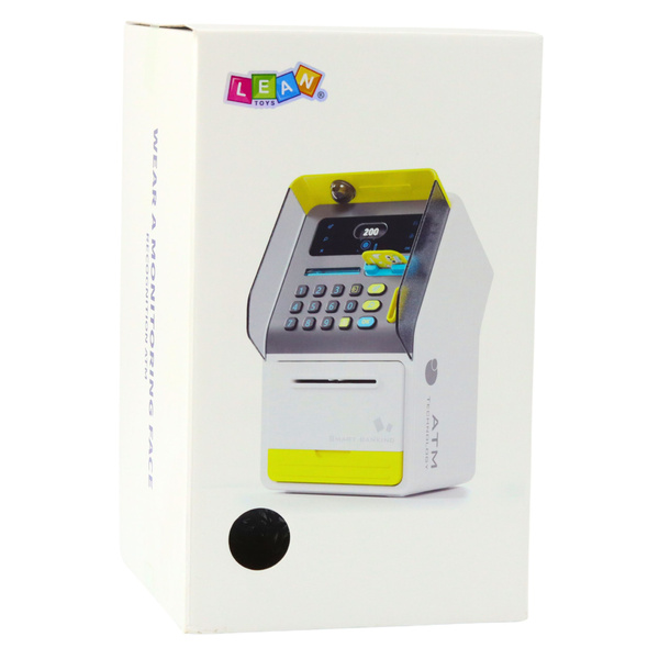 ATM Safe Piggy Bank PIN Code ATM Card Pink