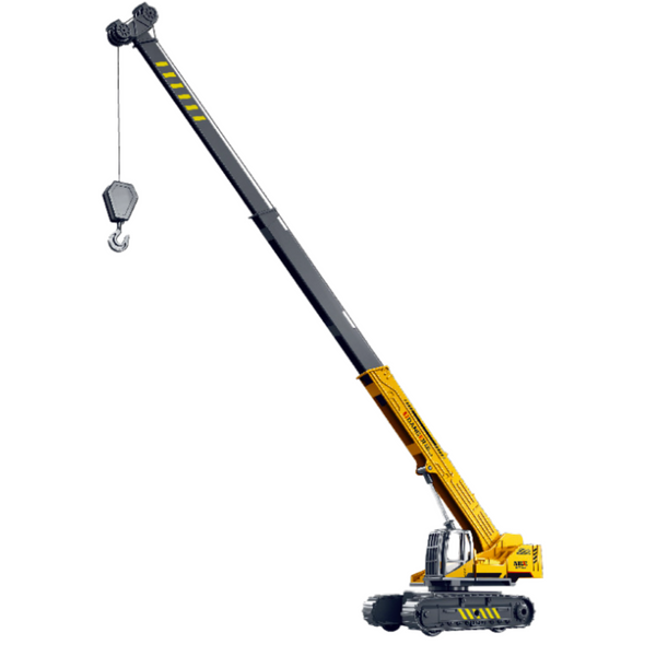 Raupenkran Ausfahrbare Drehkabine 360° Gelb