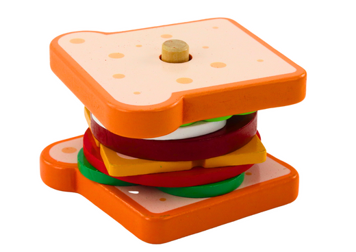 Sandwich Wooden 8 El Cards With Recipes 10 Pcs