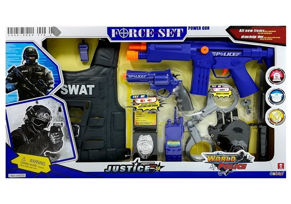 Police Play Set Rattling Raffle