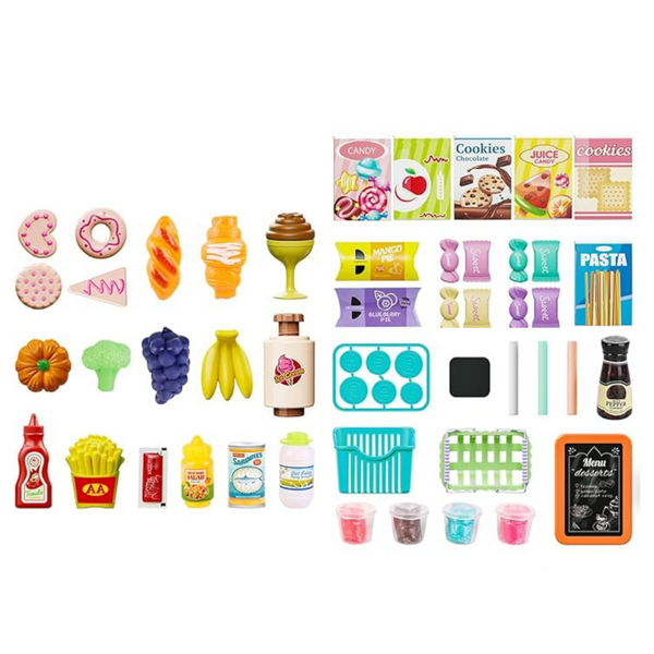 Spielzeugladen für Kinder, interaktiver Supermarkt, 67 Stück