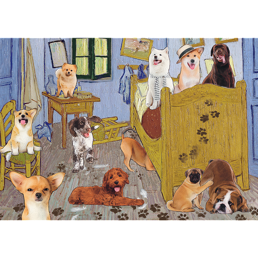 Puzzle - 500 - Pokój van Gogha - Psia Rewolucja - Trefl 37539