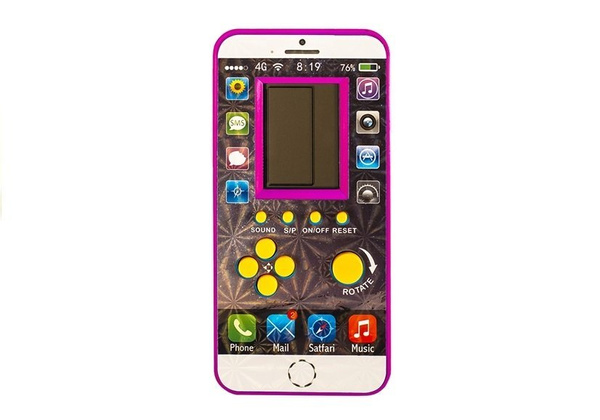 Electronic Game Tetris Pink Phone