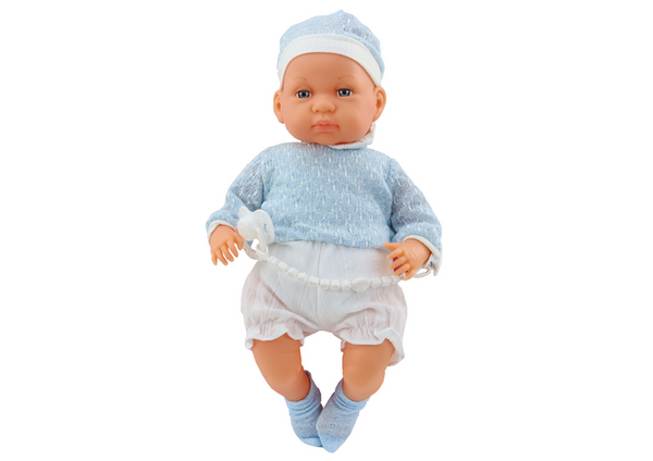 Baby Doll 46 cm Blue Pacifier Hat Socks