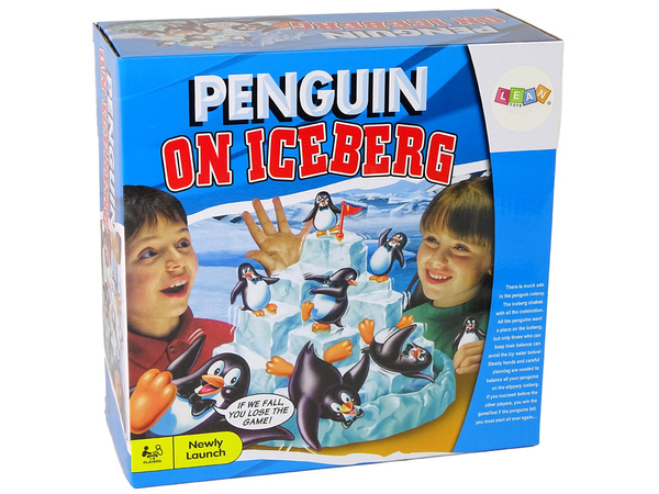 Familienspiel Kletternde Pinguine auf dem Eis