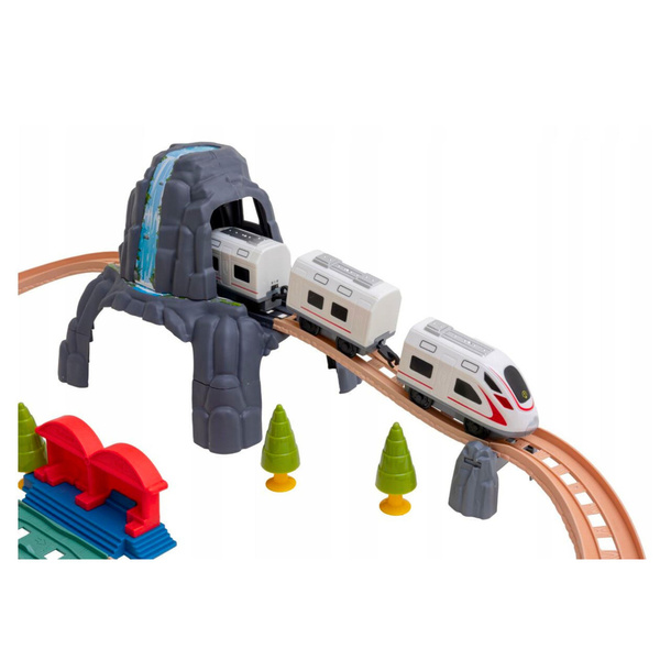 Dinosaur Park Electric Train Set with Lights and Sounds 76 cm