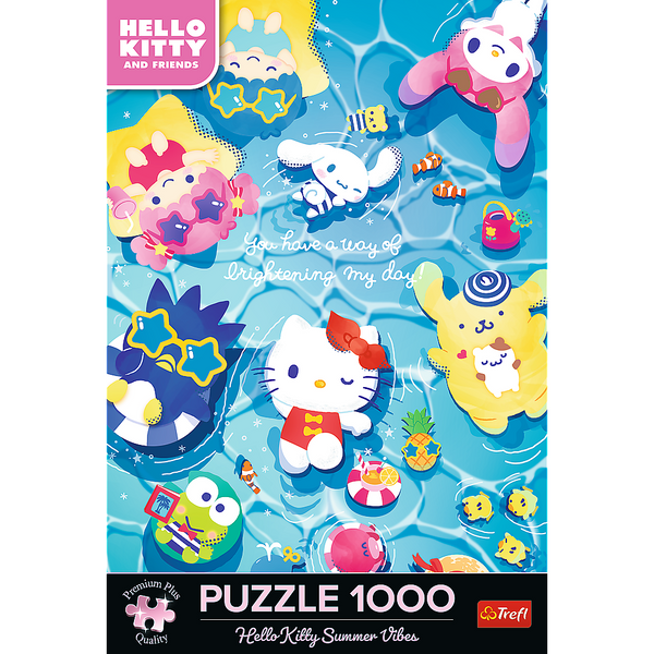 Puzzle - 1000 Premium Plus - Hello Kitty Summer Relaxation Trefl 12067