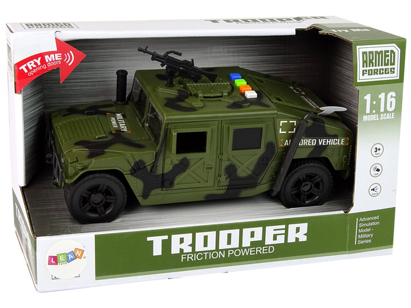 Militärfahrzeug Vorderradantrieb Farbe Dunkelmaro