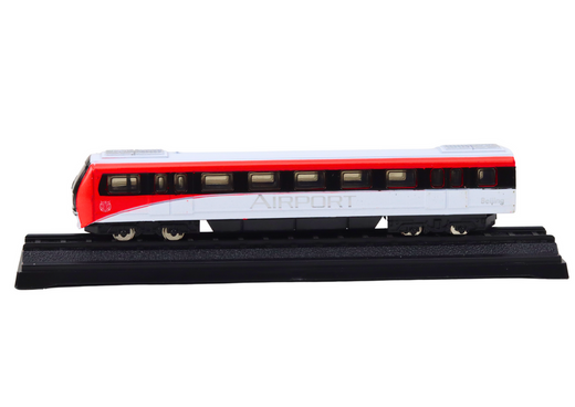Collectible Model Train Red and White 1:48 Metal