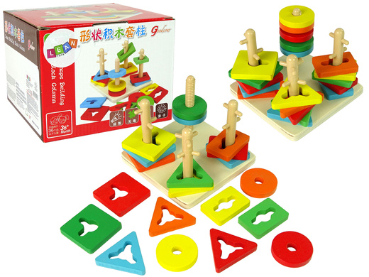 Holzklötze Educational Hand Puzzle Shape Sorter