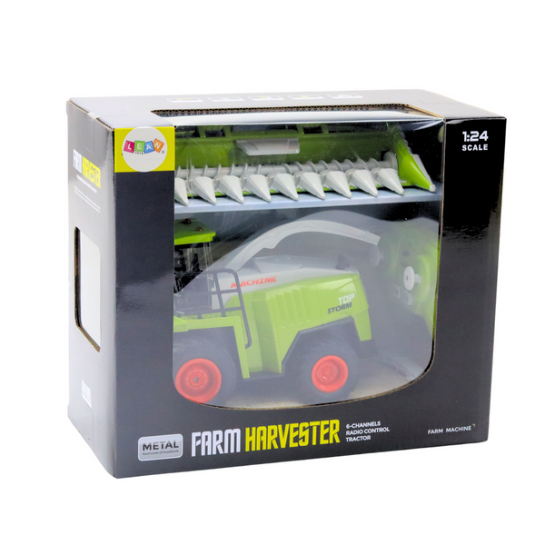 Mähdrescher mit ferngesteuertem Maisvorsatz RC 2.4G