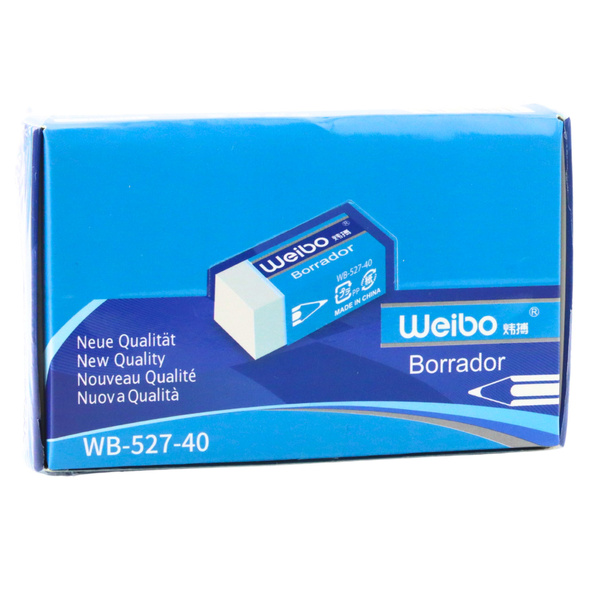 School Office Eraser White WB-527-40 3.5cm