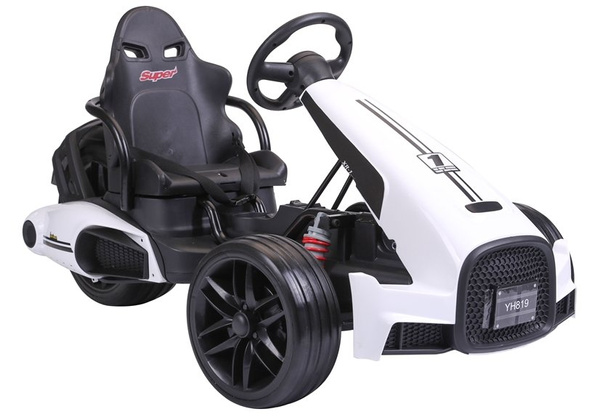 CH9939 Electric Ride-On Go-kart White