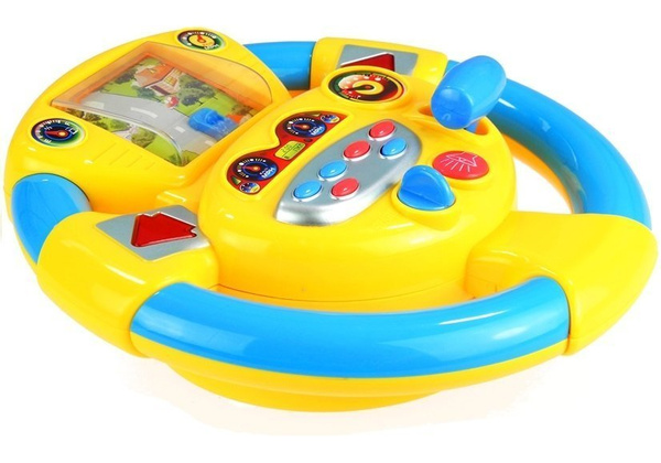 Interactive Steering Wheel For Kiddie Sounds
