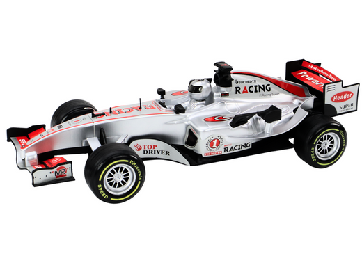 Ferngesteuerter RC Racer 1:12 Silber Lichtgeräusche