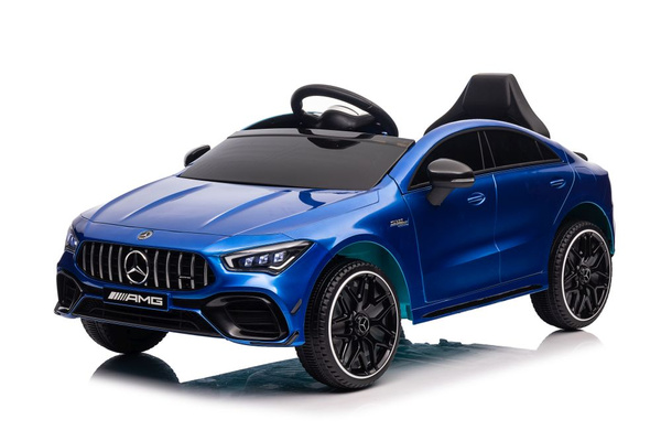 Battery-powered car Mercedes CLA 45s AMG Blue Painted 4x4