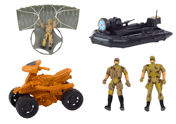 Military Set Military Tank Helicopter Paratrooper Sounds