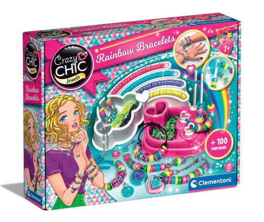 Crazy Chic Perlen-Set: Bunte Armbänder Clementoni 78415