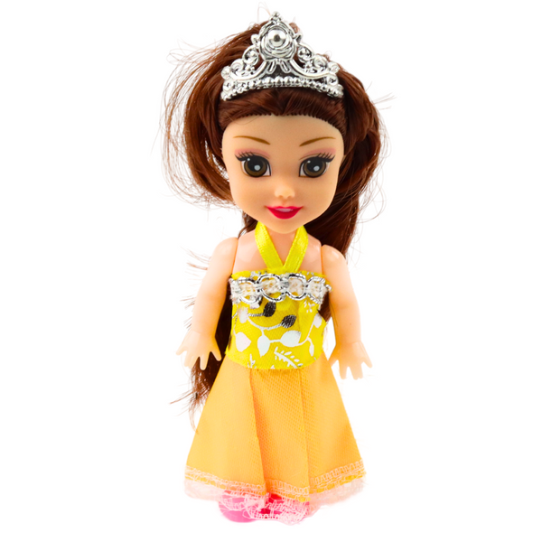 Mini Princess Dolls Fairytale Dresses Set 6pcs