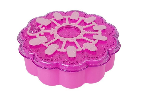 Set von 2 in 1 Armbandherstellung und Nagelmalerei Perlen Nagellacke