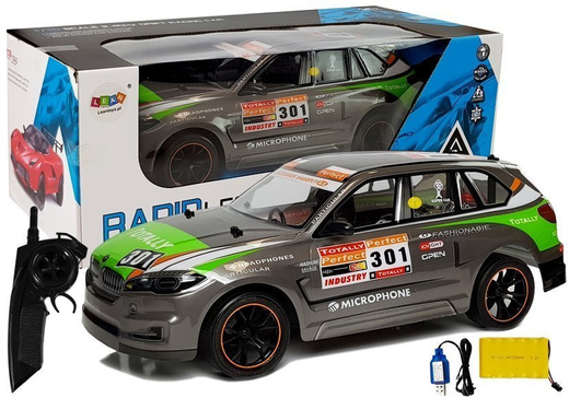 Auto Sportowe Zdalnie Sterowane RC 1:10 2.4G Szare