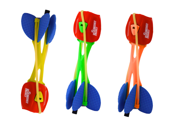 Rocket With A Throwing Slingshot, Colorful Foam, Recoil 25 Meters